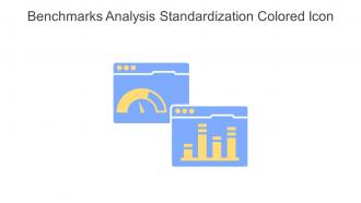 Benchmarks Analysis Standardization Colored Icon In Powerpoint Pptx Png And Editable Eps Format