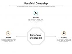 Beneficial ownership ppt powerpoint presentation ideas templates cpb