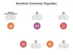 Beneficial ownership regulation ppt powerpoint presentation infographic template visual aids cpb