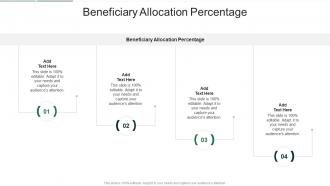 Beneficiary Allocation Percentage In Powerpoint And Google Slides Cpb