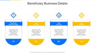 Beneficiary Business Details In Powerpoint And Google Slides Cpb
