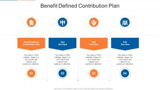 Benefit Defined Contribution Plan In Powerpoint And Google Slides Cpb