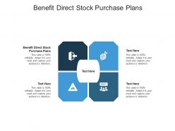 Benefit direct stock purchase plans ppt powerpoint presentation portfolio gallery cpb
