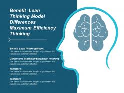Benefit lean thinking model differences maximum efficiency thinking cpb