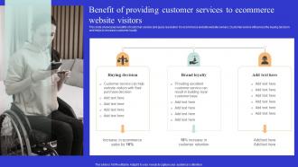 Benefit Of Providing Customer Services Optimizing Online Ecommerce Store To Increase Product Sales