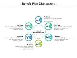Benefit plan distributions ppt powerpoint presentation model guidelines cpb