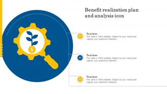 Benefit Realization Plan And Analysis Icon