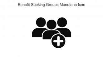 Benefit Seeking Groups Monotone Icon In Powerpoint Pptx Png And Editable Eps Format