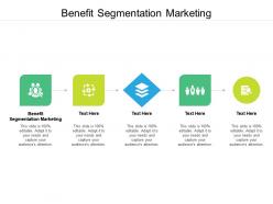 Benefit segmentation marketing ppt powerpoint presentation show example cpb