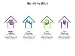 Benefit vs effort ppt powerpoint presentation pictures outfit cpb