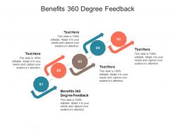 Benefits 360 degree feedback ppt powerpoint presentation summary maker cpb
