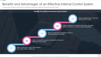 Benefits And Advantages Of An Effective Internal Control System