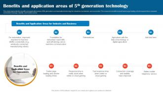 Benefits And Application Areas Of 5th Generation Technology 1G To 5G Technology