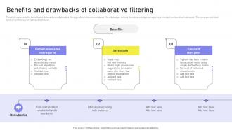 Benefits And Drawbacks Of Collaborative Filtering Collaborative Filtering