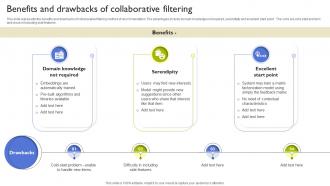Benefits And Drawbacks Of Collaborative Filtering Types Of Recommendation Engines