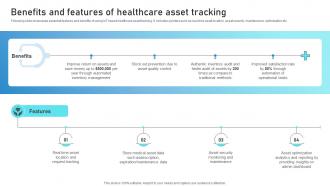Benefits And Features Of Healthcare Asset Tracking Guide To Networks For IoT Healthcare IoT SS V