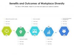 Benefits and outcomes of workplace diversity