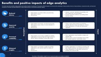 Benefits And Positive Impacts Of Edge Analytics