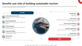 Benefits And Risks Of Building Sustainable Tourism