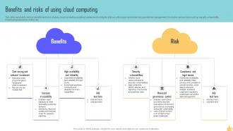 Benefits And Risks Of Using Cloud Computing