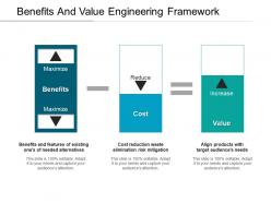 Benefits And Value Engineering Framework Ppt Examples