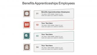Benefits apprenticeships employees ppt powerpoint presentation icon themes cpb