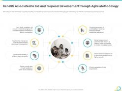 Benefits associated to bid and proposal agile in bid projects development it