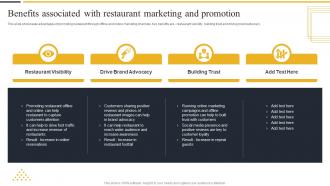 Benefits Associated With Restaurant Marketing And Promotion Strategic Marketing Guide