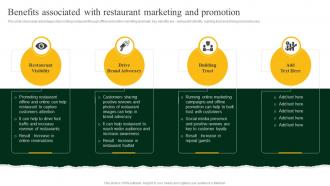 Benefits Associated With Restaurant Marketing And Strategies To Increase Footfall And Online