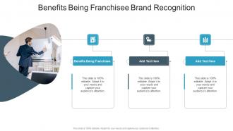 Benefits Being Franchisee Brand Recognition In Powerpoint And Google Slides Cpb