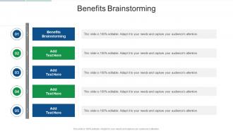 Benefits Brainstorming In Powerpoint And Google Slides Cpb