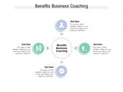 Benefits business coaching ppt powerpoint presentation file mockup cpb