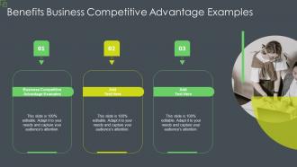 Benefits Business Competitive Advantage Examples In Powerpoint And Google Slides Cpb