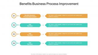 Benefits Business Process Improvement In Powerpoint And Google Slides Cpb
