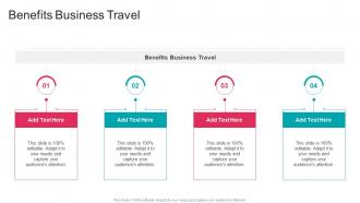Benefits Business Travel In Powerpoint And Google Slides Cpb