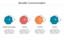 Benefits communication ppt powerpoint presentation icon picture cpb
