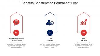 Benefits Construction Permanent Loan Ppt Powerpoint Presentation Slides Backgrounds Cpb