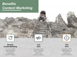 Benefits content marketing ppt powerpoint presentation gallery microsoft cpb