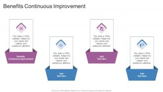 Benefits Continuous Improvement In Powerpoint And Google Slides Cpb