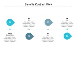 Benefits contract work ppt powerpoint presentation pictures demonstration cpb