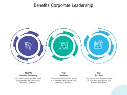 Benefits corporate leadership ppt powerpoint presentation infographics graphics pictures cpb