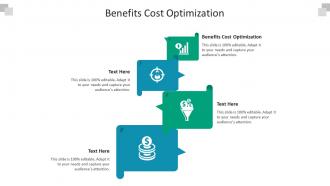 Benefits cost optimization ppt powerpoint presentation ideas slides cpb