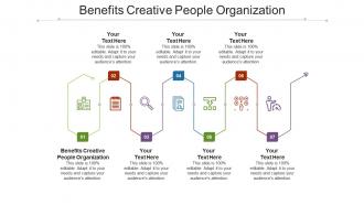 Benefits creative people organization ppt powerpoint presentation file brochure cpb