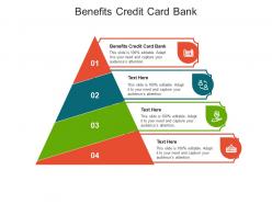 Benefits credit card bank ppt powerpoint presentation model aids cpb