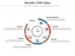 Benefits crm sales ppt powerpoint presentation portfolio icons cpb