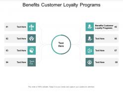 Benefits customer loyalty programs ppt powerpoint presentation styles graphics template cpb
