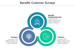 Benefits customer surveys ppt powerpoint presentation styles clipart cpb