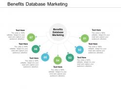 Benefits database marketing ppt powerpoint presentation gallery pictures cpb