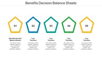 Benefits decision balance sheets ppt powerpoint presentation summary mockup cpb