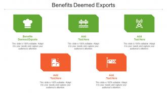 Benefits Deemed Exports Ppt Powerpoint Presentation Styles Gallery Cpb